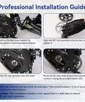 Installation guide for Chain Drive Sprocket Kit For Sur Ron Light Bee X Segway X160 X260 Electric Dirt Bike 420 Chain 42 Link