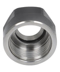 Solid 5 Pack Of Er16-A Collet Nuts For Cnc Milling Machine Clamps, Hardened Steel Clamp Holder, Super Smooth Threads, Vibration Free High Speed Machining, Precision Tool Parts For Pro Shops - Close-up of a CNC collet nut with smooth threads.