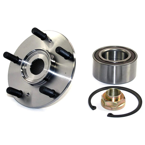 Wheel Hub And Bearing Repair Kit With New Hub Sealed Bearing Wheel Studs Snap Ring And Axle Nut Model 295 96026 components