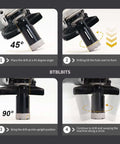 BTBLBITS dry diamond core tile drill bit with 1-1/2 in hole saw and 3/8 in hex shank, shown in four step diagrams.