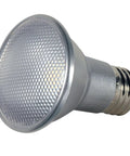 Close-up of a single 6 Pack 7W LED PAR20 Dimmable Bulbs 120V 40 Degree Flood 2700K Indoor Outdoor Replacement for 50W E26 Base