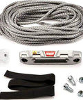 Epic Synthetic Winch Rope Upgrade Kit For ATV And UTV Winches Heavy Duty One Quarter Inch By Fifty Feet With Hawse Fairlead