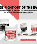 Epoxy Sculpt Clay 2 Part Putty For Modeling And Repairing Self Hardening Epoxy Clay In Natural Color One Pound Easy To Knead And Shape