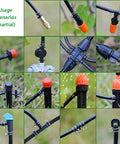 Leak-Proof Easy Install One Quarter Inch Irrigation Hose Clamps Set Made From Durable 304 Stainless Steel Keeps Drip Lines From Leaking