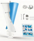 Two Blade 100W Vertical Axis Wind Turbine Kit With Controller For Home Wind Power System DIY Ready Durable Aluminum Blades