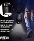 Rechargeable Bug Zapper Lamp 2 In 1 LED Light And Insect Killer All In One 3600mAh Battery USB C Charging Up To 9 Hours Power