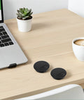 Premium Desk Cable Hole Cover Grommet Kit With Universal Fit And Easy Installation For Office And Home 20 Pack Plastic Wire Organizer Protects Electronics From Spills And Dust Keeping Your Table Clean And Neat, black covers on wood desk