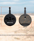 4 Pair Disc Brake Pads For Avid Sram Bb5 Bb7 with dimensions 37mm and 24mm, showing resin Kevlar material for MTB road bike use.