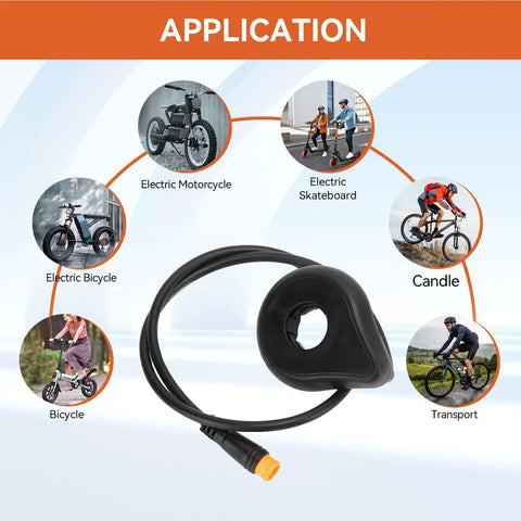 High Performance Pedal Assist Sensor For Ebikes With 12 Magnets Fast Pedal Speed Sensor For Electric Bicycles Easy Mount Bicycle Assistance Accessory For Smoother Rides And More Power On Demand