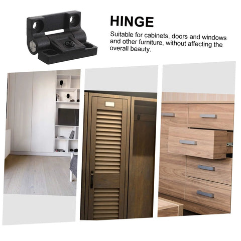 Adjustable Plastic Cabinet Hinges With Torque Friction Folding Support for doors shown in kitchen and office use
