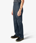 Original Straight Leg Work Pants Built Solid As A Rock With The Roomy Big And Tall Fit Stone Cold Durable Polyester Cotton Blend Resists Wrinkles And Grease Spills Perfect For The Job Site Or Daily Office Hustle Navy Shade, side view.