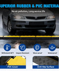 Two Pack Two Channel Cable Ramp Set With 22000 Lb Axle Capacity Heavy-Duty Rubber Cord Protector for outdoor use under car