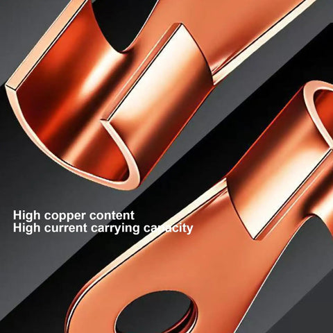 Close-up of high copper content of Heavy Duty Magnetic Welding Ground Clamp With Super Fast No Screw Tool Free Setup for reliable grounding.