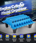Pro Grade Engine Part Organizer Nylon Tray for Valves and Engine Parts Keeps Valve Springs Crankshafts Camshafts Screws