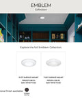 Bright White Led Flush Mount Ceiling Light With Sleek Round Design No Fuss Install Energy Efficient 3000K Warm White Color Temperature Easy Install Ideal For Bathroom Kitchen Bedroom And Garage displayed in a modern kitchen setting.