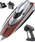 17 Inch Brushless RC Speedboat For Adults 45 Plus KPH High Speed Beast With Self Righting Design Metal Rudder 3S 2800mAh LiPo Battery