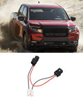 Red Honda Ridgeline and Muzzler Harness Disable Kit for 3.5L V6 with VCM, plug and play with 68/82/100/120 Ohm resistors, ABS material