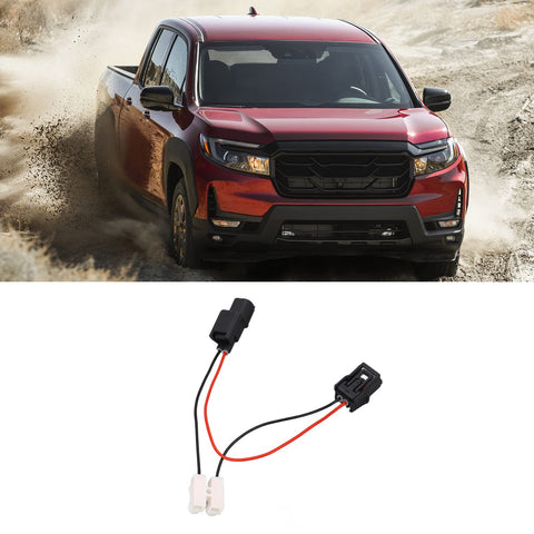 VCM Muzzler Disable Kit Plug And Play Prevents Oil Burning And Premature Catalytic Converter Failure For 2005 Through 2007 Cars Durable ABS Construction With Easy Install And Engine Temperature Readout, shown with cables and connectors.