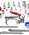 20 Piece Must Have Air Tool Kit For Air Compressors With One Quarter Inch NPT Quick Connects Tire Chucks Tire Gauge