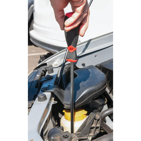 Slotted Screwdriver Three Eighths Inch By Twelve Inches With Magnetic Tip used for auto maintenance under car hood