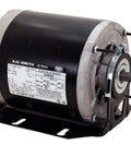 Top Shelf 1/4 HP Blower Motor 1725 RPM 115 Volt black sleeve bearing motor with label and mounting.