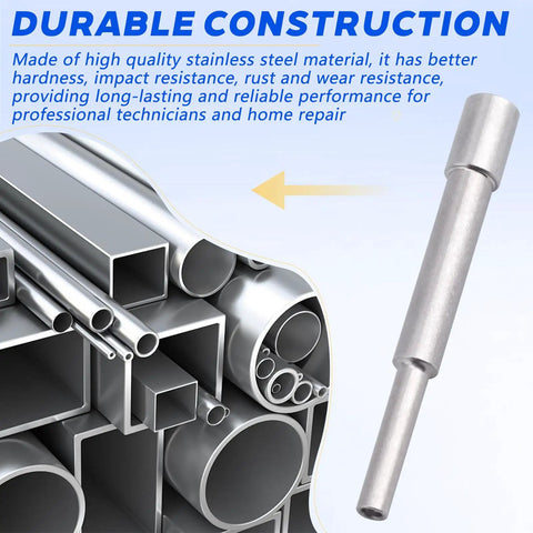 Brake Caliper Pin Punch Removal Tool For Brembo Calipers And Performance Brakes, stainless steel, close-up view