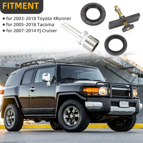 Toyota 8 Inch CV Axle Bearing Puller Seal Kit For 4Runner Tacoma FJ Cruiser Clamshell Front Axle No Guesswork Easy Install