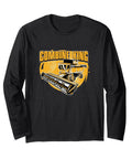 Funny Combine Harvester Operator Long Sleeve Shirt For Harvest Crew And Farm Hands Who Love Running Giants Of The Field Premium Workwear Tee