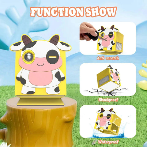 Sweet Soft Silicone Case for Nex Playground Game System Hella Protective Dustproof Shield with Snug Fit and Washable Milk Cow Print design showcasing anti-scratch and waterproof features.