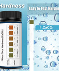 Hard Water Test Strips Kit With Easy Color Chart 150 Strips For Quick Reading 0-425 PPM And 0-25 GPG Water Hardness Testing