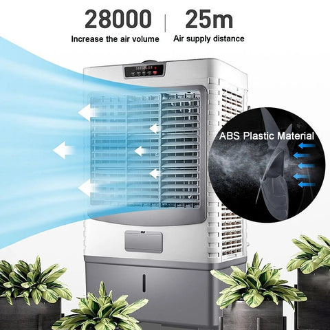 Beat The Home Heat Sweat Less Today With This Powerhouse Evaporative Air Cooler Pumping 4600 Cfm Of Chilly Air Using A 14.5 Gallon Dual Tank.