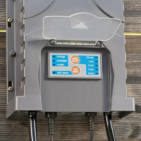 Control panel of Solar Powered Automatic Drip Irrigation System With 50 Drippers And 155 Feet Of Tubing For Balcony Gardens