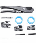 Effortless Pipe Threading Set For PVC Fittings And Faucets Internal And External Thread Tools Carbon Steel Build