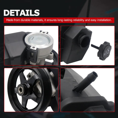 Details of Chevrolet Impala Power Steering Pump With Reservoir And Pulley 3.5L 3.9L V6 2006 2011 Direct Fit