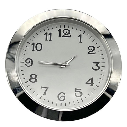 55mm Clock Insert With Arabic Numerals For Watch Repair And Upgrades Durable Alloy Face Insert For Custom Timepieces Easy Replacement