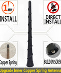 Dodge Avenger 2011 2014 8 Inch Rubber Antenna Mast Replacement With Internal Copper Coil Car Wash Proof Flexible Weatherproof Build