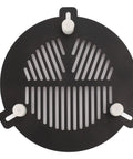 Three-Pattern Bahtinov Focusing Mask for Telescopes, Aluminum Alloy Build Fits 63 to 89mm Outer Diameter, front view.