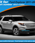 White Front Bumper Tow Hook Cover Right Passenger Side For Ford Explorer 2011 2015 Vehicle Display Front View