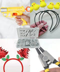 200-piece spring assortment kit with zinc-plated steel compression and extension springs in 20 sizes, stored in a plastic case.