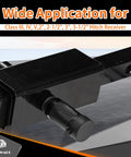 Heavy Duty Trailer Hitch Lock Pin For Two To Three And A Half Inch Receivers Five Eighth Inch Diameter Four Inch Pin All Metal Construction Includes Two Tubular Keys And Anti Rattle Rubber O Rings Universal Fit For Class III IV V Hitches installed on hitch receiver close-up