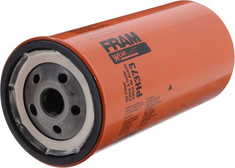 Extra Guard PH373 Spin On Engine Oil Filter For A 10K Mile Change Replacement Engine Protection For Your Daily Ride Fits Select Vehicle Models High Quality Automotive Filter in orange.