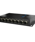 8-Port Industrial Gigabit PoE Switch with M12 X-Coded, unmanaged Ethernet hub with dual power input, ideal for rail cameras
