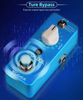 Blue Pitch Harmonizer Guitar Effects Pedal With True Bypass MPS1 Octave Box Harmony Detune and Pitch Shift Modes