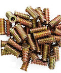 Heavy Duty 1/4-20 Socket Cap Screws 15mm Long For Furniture And Wood Inserts, hex socket drive, zinc alloy bolts