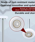 Close-up of 10 Pack 9 Inch Stem 2 Inch 13 Ball Nylon Garage Door Roller with 6200ZZ Double Seals Precision Bearings