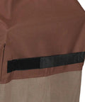 Ultimate Waterproof 34 Inch Round Fire Pit Cover For Outdoor Patios showing Rip N Grip strap detail