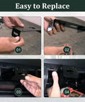 Steps to install Universal 4 Way Flat Trailer Connector Mount Bracket for wiring harness on vehicle frame.