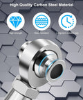 4 Pack High Misalignment Spacers 3/4 To 5/8 Inch Heims For Rod Ends, Standard Ball Width, Heavy Duty Carbon Steel, Heat Treated, on rod end