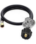 Two Foot Propane Gas Grill Regulator And Hose For Weber Charbroil Nexgrill Grills Patio Heaters And Fire Pits Replacement Low Pressure LP Regulator