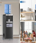 Water Cooler Dispenser With Built In Ice Maker And Bullet Ice Hot And Cold Water Quick Ice In Minutes Up To 33 Lbs Per Day Top Loading